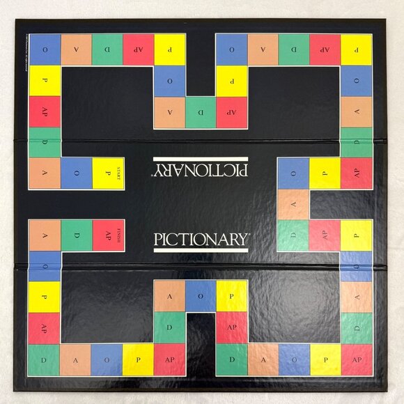 Vintage 1985 Pictionary Drawing Game First Edition 100% Complete & Unplayed (B) - Picture 2 of 10